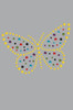 Yellow Dotted Butterfly - Women's T-shirt