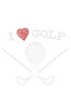 I Love Golf (Large) - Bandana