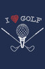 I Love Golf (Large) - Bandana