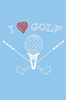 I Love Golf (Large) - Bandana