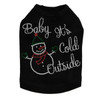 "Baby It's Cold Outside" Snowman - Black Dog Tank