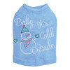 "Baby It's Cold Outside" Snowman - Blue Dog Tank