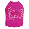 Candy Cane Cutie - Fuchsia Dog Tank
