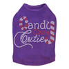 Candy Cane Cutie - Purple Dog Tank