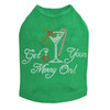 Christmas Martini - Kelly Green Dog Tank