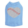 Baseball Heart - Dog Tank