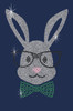 Bunny with Glasses and Bow Tie - Bandanna