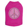 Peace Sign (Blue) Dog Tank