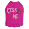 Kiss Me under the Mistletoe - Fuchsia Dog Tank