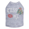 Kiss Me under the Mistletoe - Gray Dog Tank