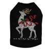 Reindeer with Red Bow - Black Dog Tank