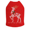 Reindeer with Red Bow - Red Dog Tank