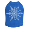 Extra Large Snowflake - Royal Blue Dog Tank