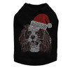 Cavalier King Charles Spaniel with Santa Hat Rhinestone Dog Tank