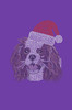 Cavalier King Charles Spaniel with Santa Hat - Bandana