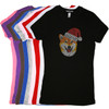 Shiba Inu with Santa Hat - Women's Tee