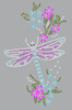 Dragonfly with Flowers - Women's Tee