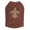 Fleur de Lis (Gold Rhinestones) Dog Tank