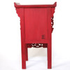Red Asian Style Dog Armoire