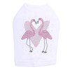 Flamingos with Heart- Dog Tank