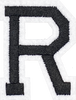 Black R Patch