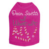 Dear Santa, I Want it All! Rhinestone Dog Tank