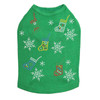 Stockings & Snowflakes Rhinestone Dog Tank