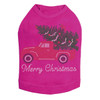 Christmas Truck Rhinestone Dog Tank