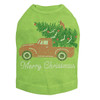 Christmas Truck Rhinestone Dog Tank