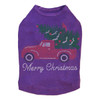 Christmas Truck Rhinestone Dog Tank