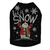 Let it Snow Snowman Rhinestone Dog Tank