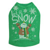 Let it Snow Snowman Rhinestone Dog Tank