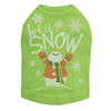 Let it Snow Snowman Rhinestone Dog Tank
