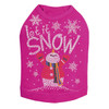 Let it Snow Snowman Rhinestone Dog Tank