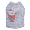 Ho Ho Santa with Snowflakes Rhinestone Dog Tank