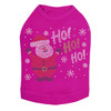 Ho Ho Santa with Snowflakes Rhinestone Dog Tank