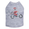 Santa on Motorcycle - Dog Tank