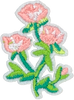 Three Pink flowers - Patch