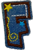 Denim F- Patch