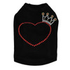 Heart with Crown - Dog Tank