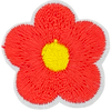 Small 5 Petal Flower (Red) - Patch