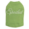 Spoiled - Silver Nailheads dog tank for large and small dogs.
4.75" X 2" design with silver nailheads.