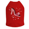 High Heel Shoe (Pink & Black) Dog Tank