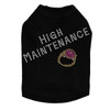 High Maintenance (Austrian crystal  Fuchsia Ring) Dog Tank