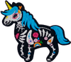 Unicorn Sugar Skull  - Patch