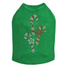 Candy Canes Rhinestone Dog Tank