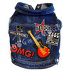 Little Rock Star Denim Dog Jacket