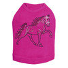 Horse (Brown Rhinestuds) Dog Tank