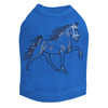 Horse (Brown Rhinestuds) Dog Tank