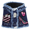 I Love Shoes Denim Harness Vest